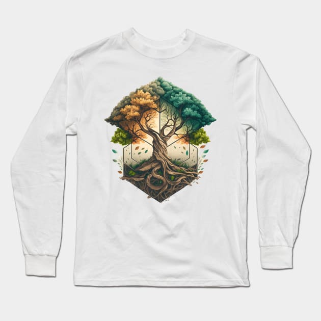 Mother Tree - Designs for a Green Future Long Sleeve T-Shirt by Greenbubble